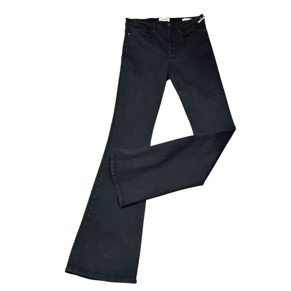 FRAME Le One Flare mid-rise jeans NWT Size 2 - Picture 4 of 12